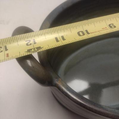 Art Studio Handled Pottery Pot Signed by Artist