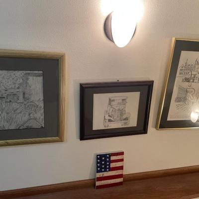 Hand drawn art