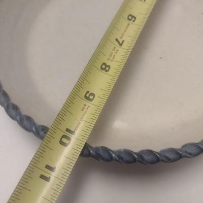 Art Studio Pottery Pie Plate Signed Sally