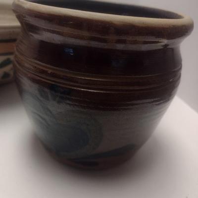 Collection of Pottery Bowls and Juicer