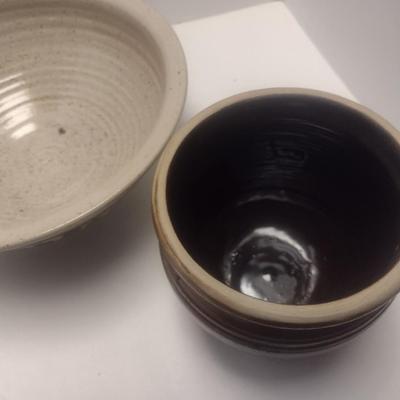 Collection of Pottery Bowls and Juicer