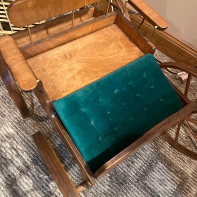 Small vintage wood carriage