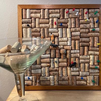 Cork decor, Jim beam lamp and more