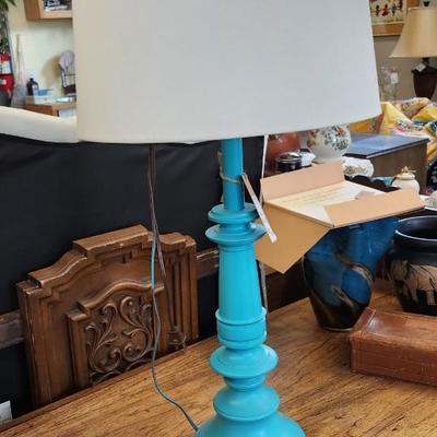Solid Brass Painted Lamp