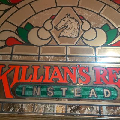 Killiand’s Red Instead glass panel