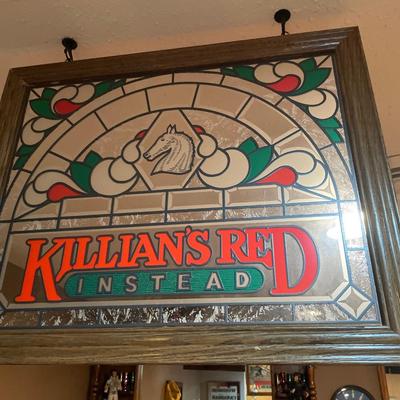 Killiand’s Red Instead glass panel
