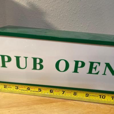 Pub Open and barbicide holder