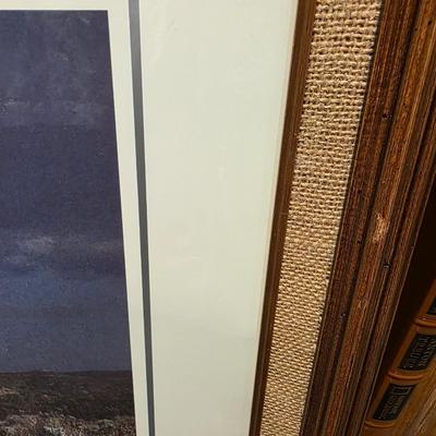 Sale Photo Thumbnail #13: This is a great scenic picture celebrating North Dakota’s State Hood.  Done in 1993 by Jim Erickson it is professionally framed.  This has ND State Seal and signed by George Sinner. There is certificate of Authenticity, this is very nice Art work and wo