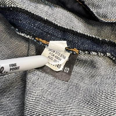 Sale Photo Thumbnail #617: This stylish denim jacket features Casper College Rodeo embroidery and a durable design, ideal for casual or western wear.

• Button-Up Front Closure
• Dual Chest Pockets With Button Flap
• Side Welt Pockets
• Embroidered Casper College Rodeo Logo