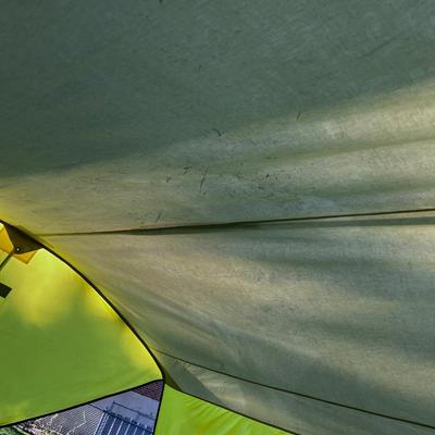 Sale Photo Thumbnail #643: Older Springbar in excellent condition. Poles are all there I also have the instruction sheet for set up. Incudes pole with bag and bag for the tent, no tent stakes included you will need 6 of them.