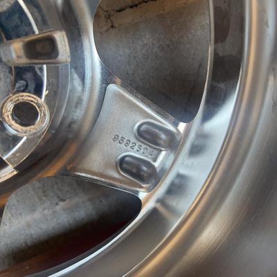 Sale Photo Thumbnail #666: CHEVY CAMARO 1997-2001 16 WHEEL RIM GM 16X8J 9592604

Wheels are in excellent condition pair with 4- oem center caps.