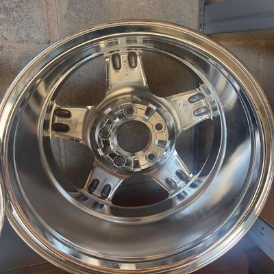 Sale Photo Thumbnail #668: CHEVY CAMARO 1997-2001 16 WHEEL RIM GM 16X8J 9592604

Wheels are in excellent condition pair with 4- oem center caps.