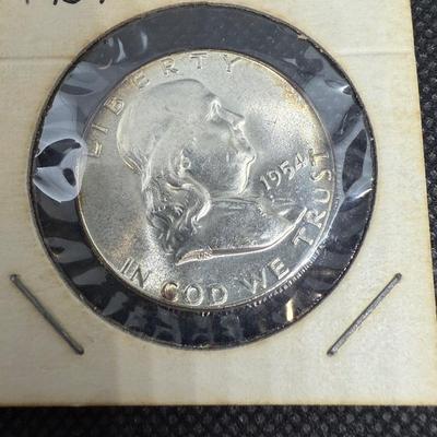 1954 Franklin Half Dollar - Philadelphia - Uncirculated