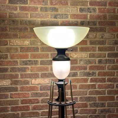 POOL CUE HOLDER FLOOR LAMP