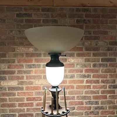 POOL CUE HOLDER FLOOR LAMP