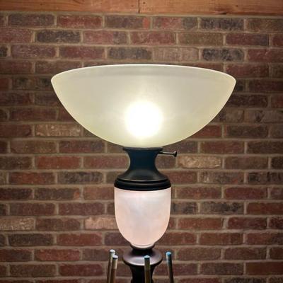 POOL CUE HOLDER FLOOR LAMP
