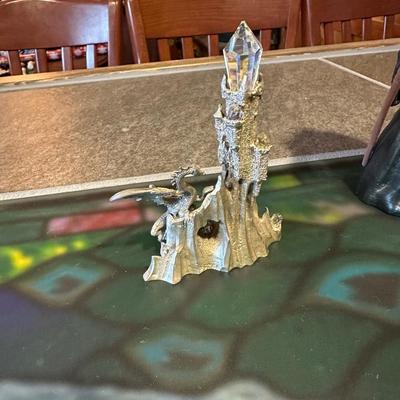 MEDIVH WARCRAFT FIGURE, KING ARTHUR AND CASTLE OF THE MAGIC DRAGON