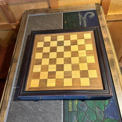 THOMAS PACCONI CLASSICS HAND-CARVED CHESS & CHECKERS SET