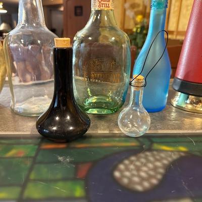 A COLLECTION OF BOTTLES