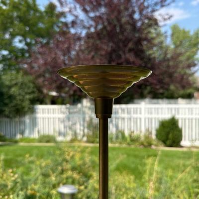 3 TALL BRASS CANDLESTICKS