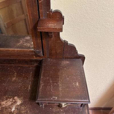 ANTIQUE WALNUT DRESSER