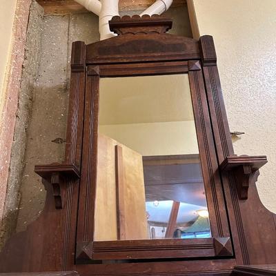 ANTIQUE WALNUT DRESSER