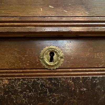 ANTIQUE WALNUT DRESSER