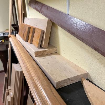 LARGE AMOUNT OF LUMBER AND SCRAP LUMBER