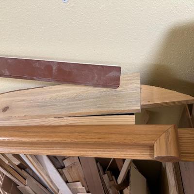 LARGE AMOUNT OF LUMBER AND SCRAP LUMBER