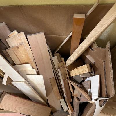 LARGE AMOUNT OF LUMBER AND SCRAP LUMBER
