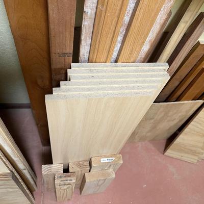 LARGE AMOUNT OF LUMBER AND SCRAP LUMBER