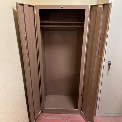 2 METAL STORAGE CABINETS