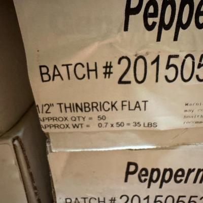 PEPPERMILL 1/2" THIN BRICK FLAT AND CORNERS