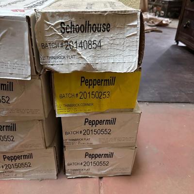 PEPPERMILL 1/2" THIN BRICK FLAT AND CORNERS
