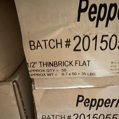 PEPPERMILL 1/2" THIN BRICK FLAT AND CORNERS