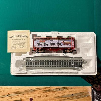 "BUDWEISER DELIVERY BOX CAR"