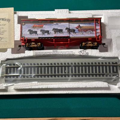 "BUDWEISER DELIVERY BOX CAR"