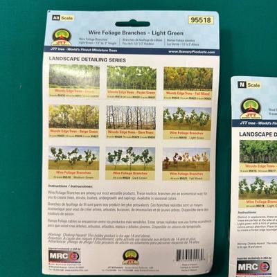 MODEL TRAIN POWER PACK AND FAUX FOLIAGE