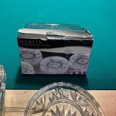 CRYSTAL COASTERS, DR GRABOW PIPE, ASHTRAYS AND MORE