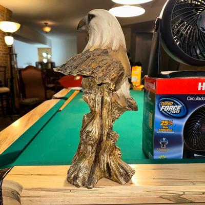 SONY DREAM MACHINE, TABLE TOP FAN AND A DOUBLE EAGLE HEAD STATUE