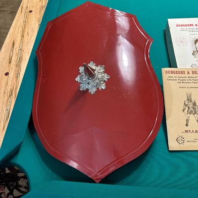 DUNGEONS & DRAGONS PLUS A METAL SHIELD