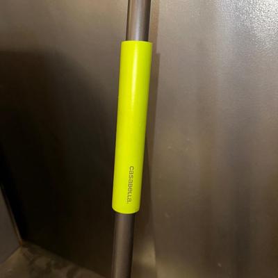 COMMERCIAL MOP BUCKET, MOP, WASTE CAN AND BROOM