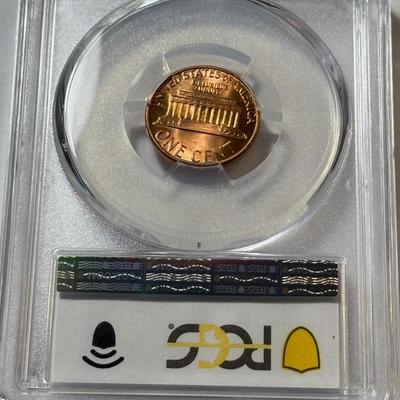 PCGS CERTIFIED 1979-D MS66 RED LINCOLN CENT AS PICTURED.