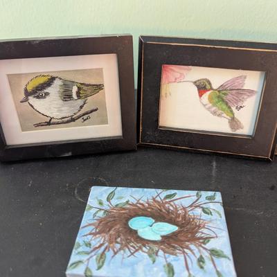 Array Of Bird Prints Some Are Signed By The Artist (SB)