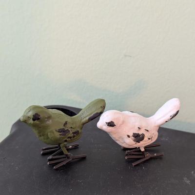 Cute Mini Cast Iron Bird Figurines (HW)