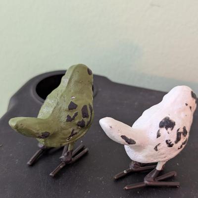 Cute Mini Cast Iron Bird Figurines (HW)