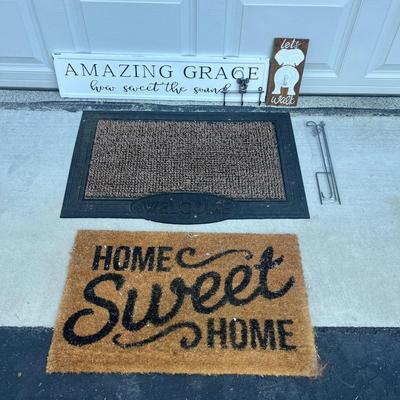 Welcome Mats, Sign & Wall Mount Hooks (G-MG)