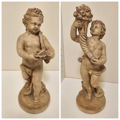 Pair of Borghese Cherub Statuettes (UGB2-JS)