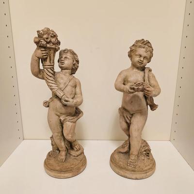 Pair of Borghese Cherub Statuettes (UGB2-JS)
