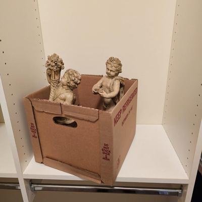 Pair of Borghese Cherub Statuettes (UGB2-JS)